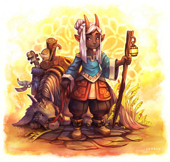 Traveler and His Mount