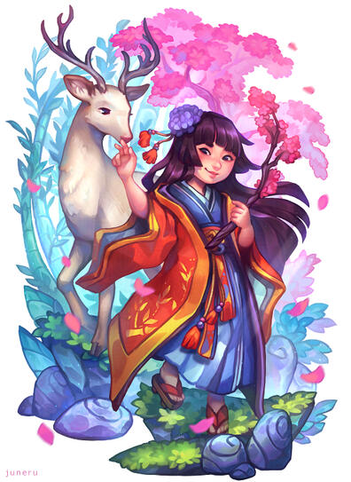Kaguya ⭒ diorama - client work